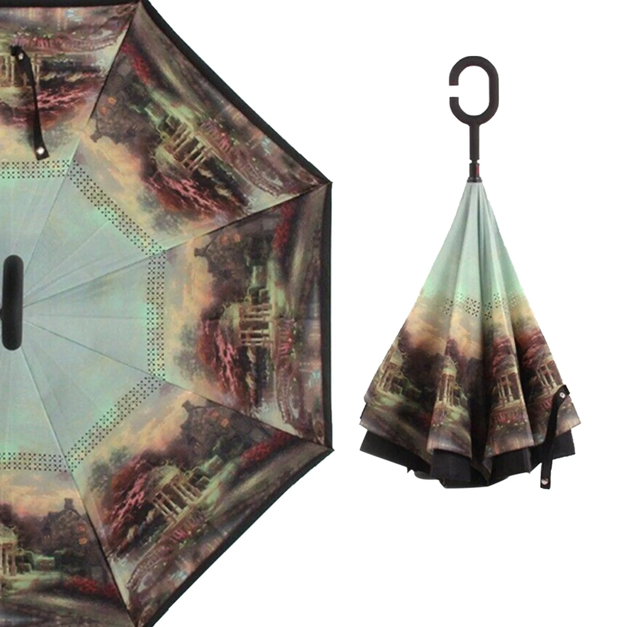 0233 Travel Windproof Umbrella (Reverse Umbrella)