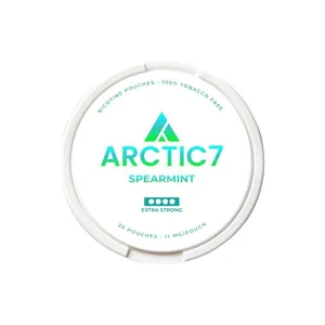 11mg Artic7 Spearmint Slim Nicotine Pouches - 20 Pouches