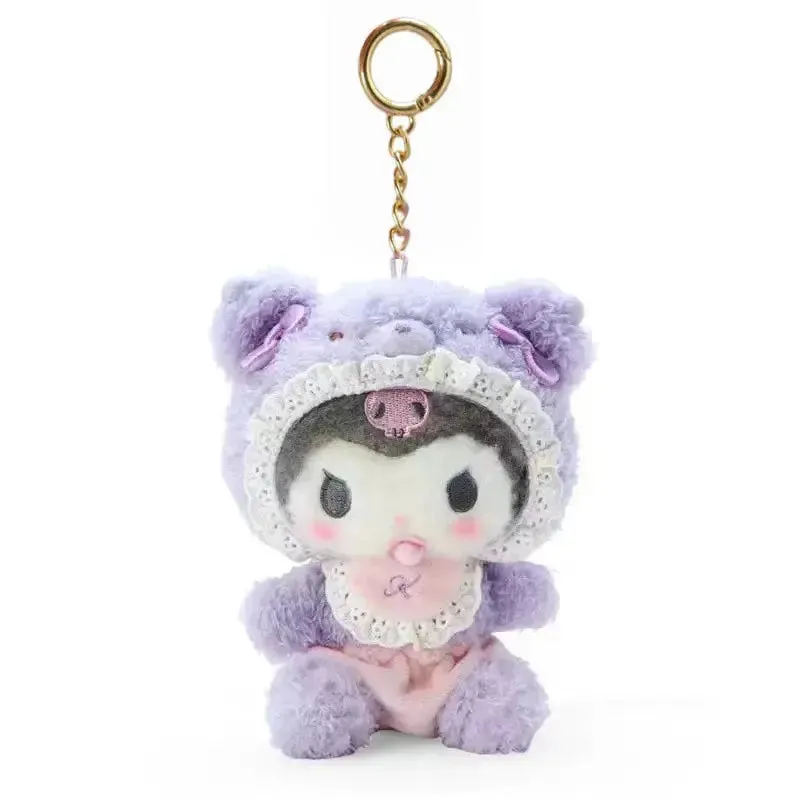 20CM Sanrio Plush Toy Keychain | Kuromi, Hello Kitty, My Melody, Cinnamoroll | Kawaii Stuffed Doll Pendant