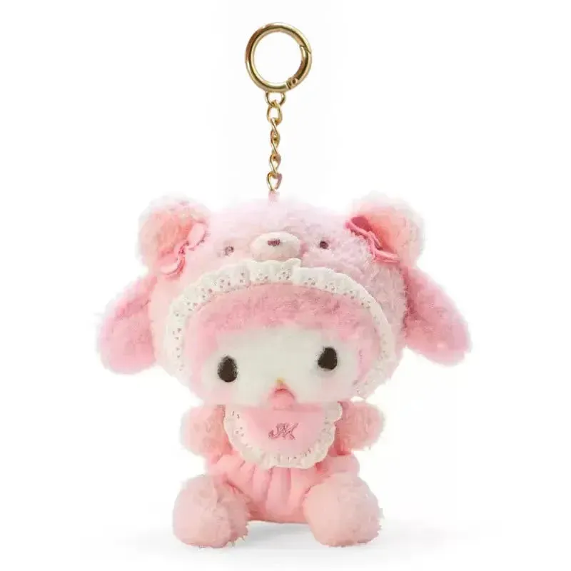 20CM Sanrio Plush Toy Keychain | Kuromi, Hello Kitty, My Melody, Cinnamoroll | Kawaii Stuffed Doll Pendant