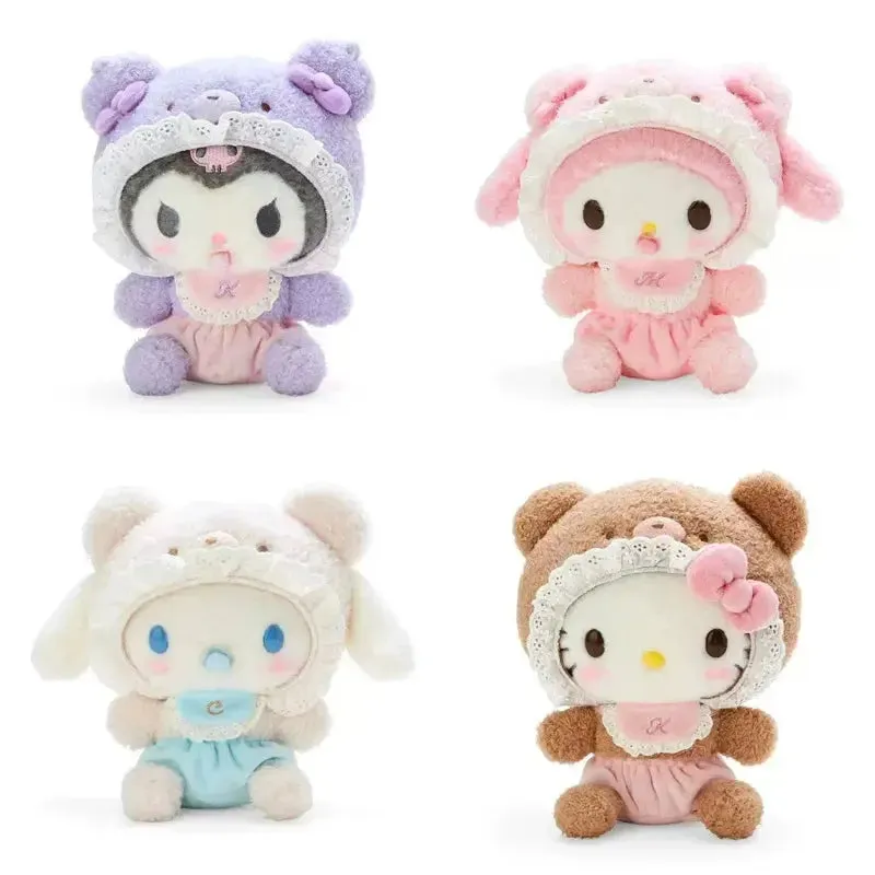 20CM Sanrio Plush Toy Keychain | Kuromi, Hello Kitty, My Melody, Cinnamoroll | Kawaii Stuffed Doll Pendant