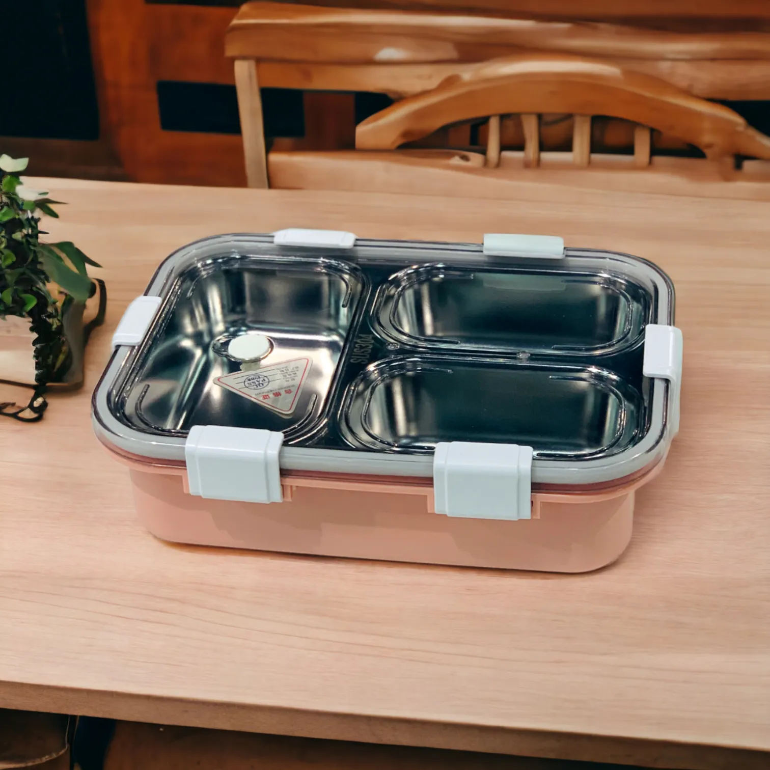 3 Compartment Insulated Lunch Box