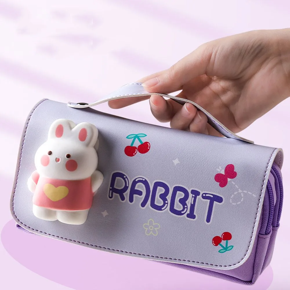 3D Squishy Cartoon Pencil Case: Fun, Functional, and Portable for Kids