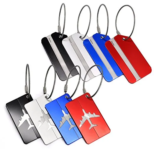 8 Pack Luggage Tags