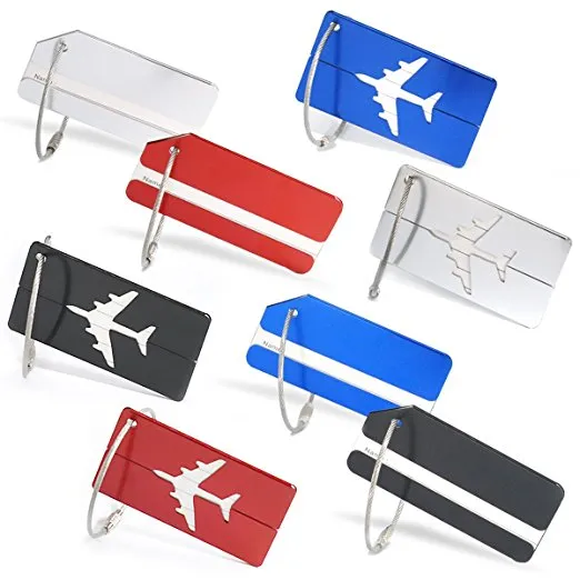 8 Pack Luggage Tags