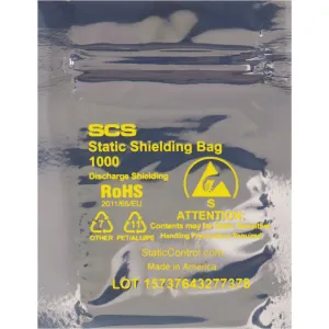 8 x 12" Reclosable Static Shielding Bags