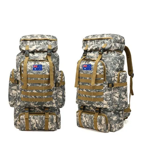 80L Tactical Hiking Backpack