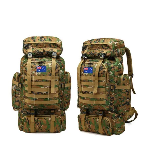 80L Tactical Hiking Backpack