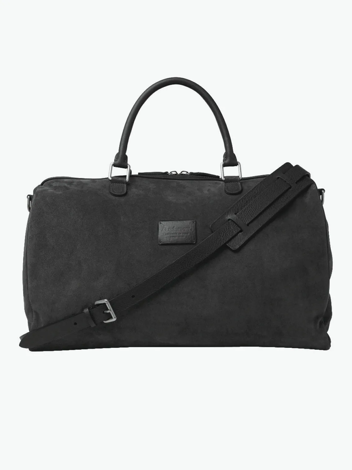 Anderson's Suede And Full-Grain Leather Holdall