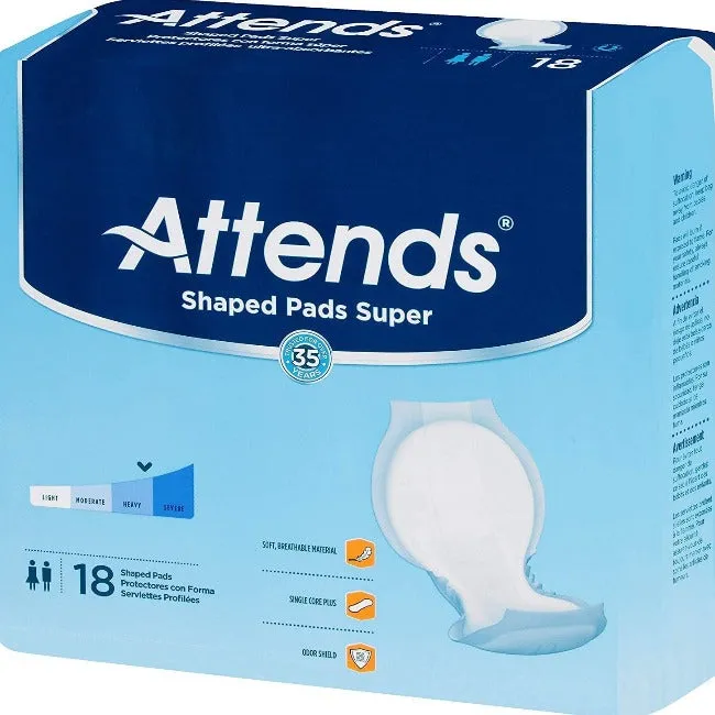 Attends Shaped Pads