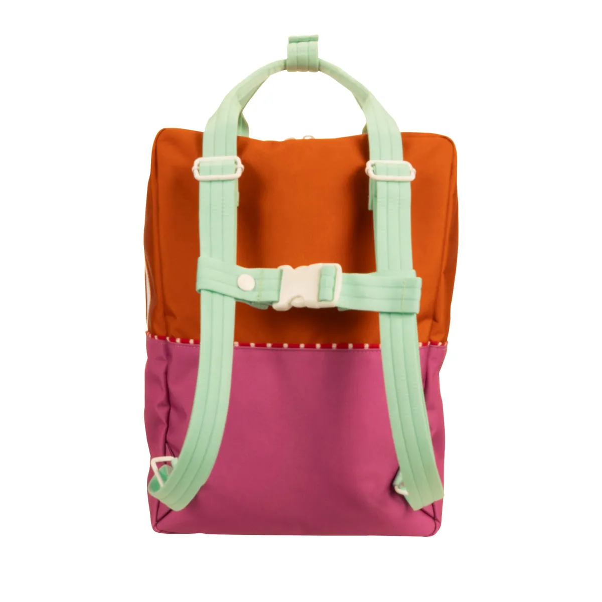 Backpack Large • Better Together • Colourblocking • Gravel Orange   Rosette Pink