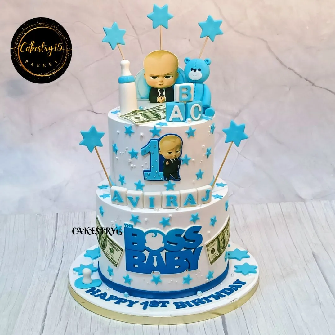 Boss Baby Teddy 3kg Birthday Cake