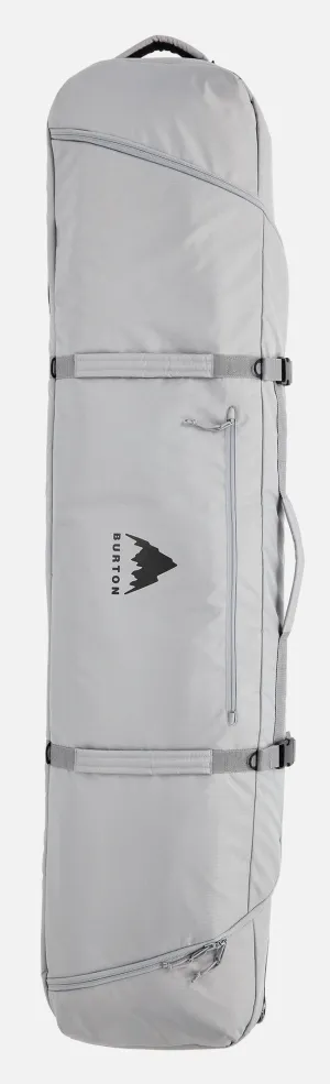 Optimized Title: Burton Wheelie Gig Snowboard Bag in Sharkskin Gray - Durable and Spacious Travel Companion