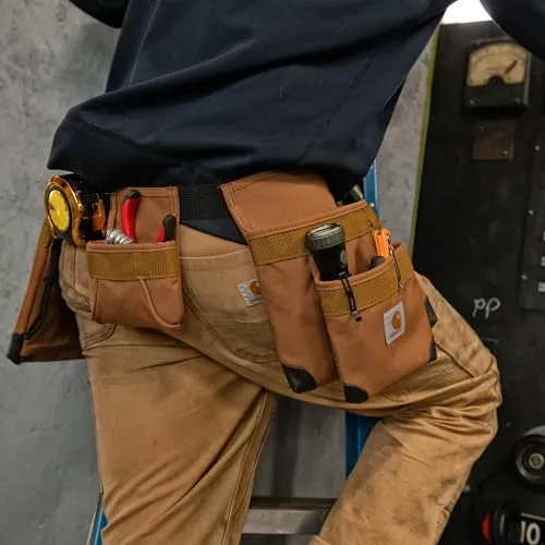 Carhartt B000052 Padded Tool Belt, Rugged Tool Belt with Tool and Fastener Storage Pockets