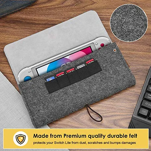 Carrying Felt Bag for Nintendo Switch Lite | ProCase