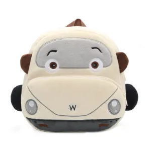 Cartoon beetle car plush children's backpack