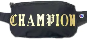 Champion Unisex Old "C" Black Gold Cross Body Sling Waist Bag