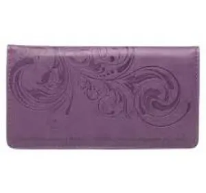 Check Book I Can Do Everything Purple Faux Leather Chb019