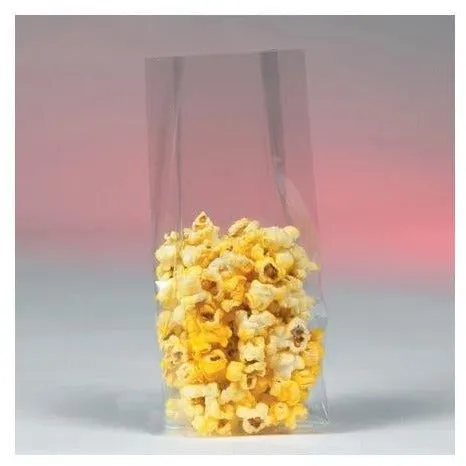 Clear Polypropylene Stand-up Bag - 4 x 2.5 x 9.5