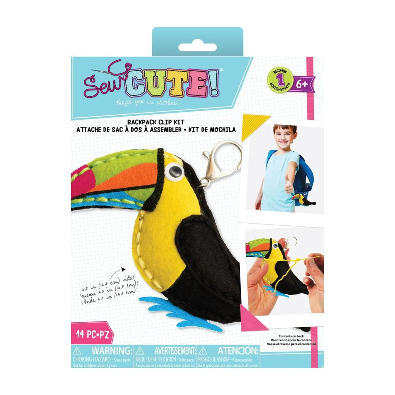 Colorbok Sew Cute Felt Keychain - Toucan*