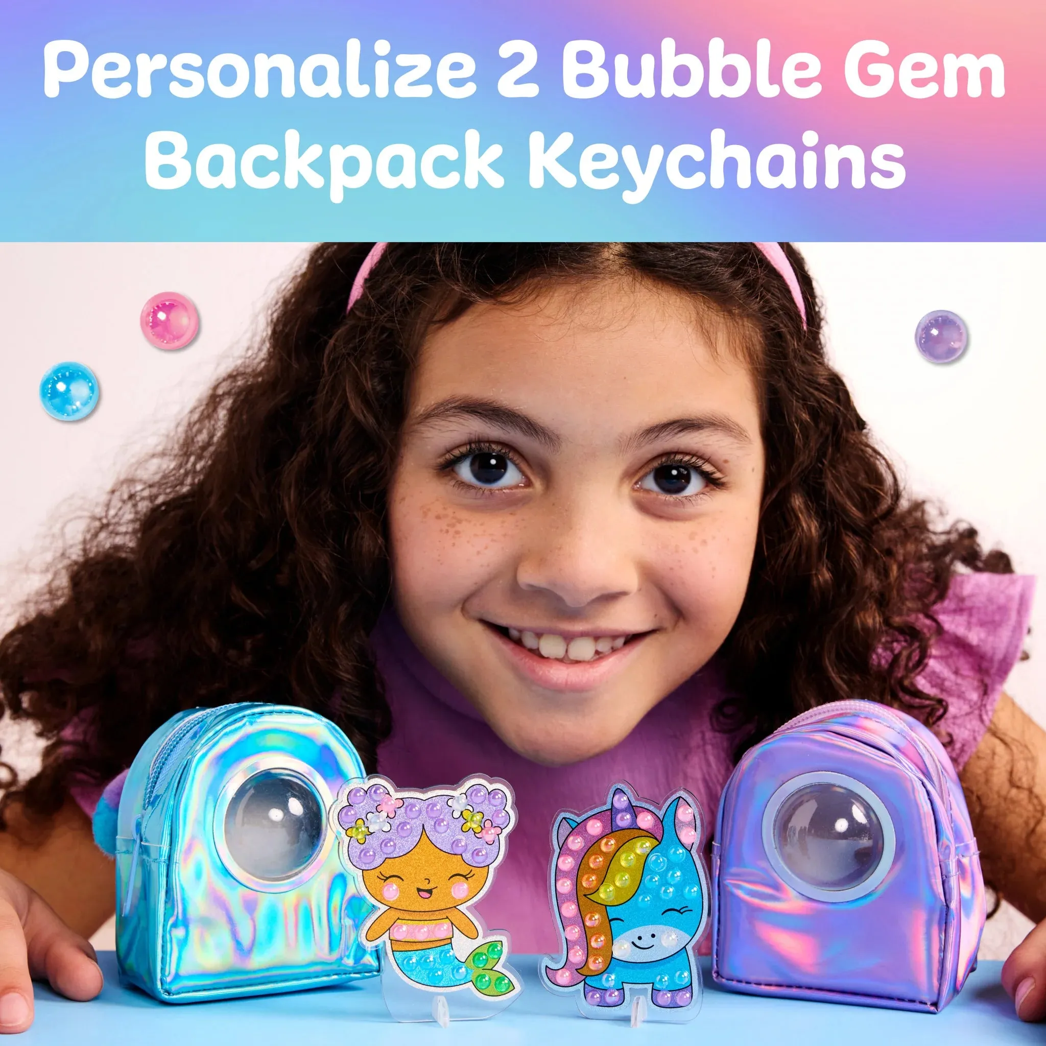 Creativity for Kids Bubble Gems™ Backpack Keychains