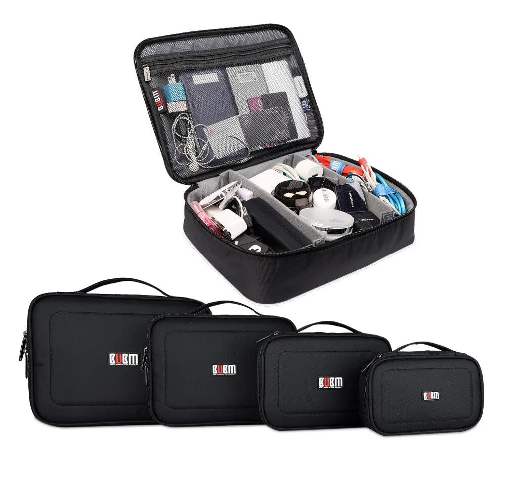 Electronic Accessories Storage Bag Digital Gadget Devices Cable USB Organizer Travel Carry Bag