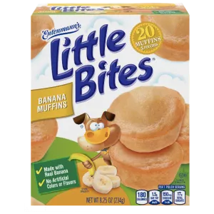 Entenmann's Little Bites, Banana Muffins, 5 Ct