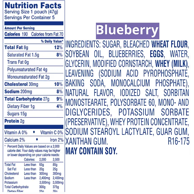 Entenmann's Little Bites, Blueberry Muffins, 5 Ct