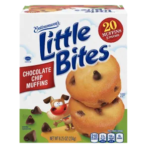 Entenmann's Little Bites, Chocolate Chip Mini Muffins, 5 Ct