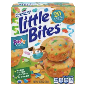 Entenmann's Little Bites, Party Cake Mini Muffins, 5 Ct