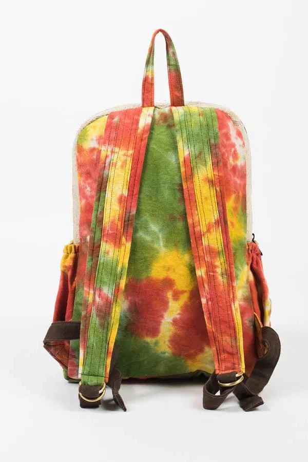 Hemp Blend Tie-Dye Buddies Backpack