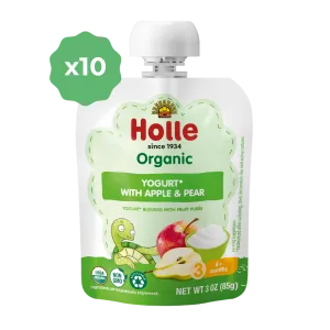 Holle Organic Yogurt Pouches - Apple & Pear