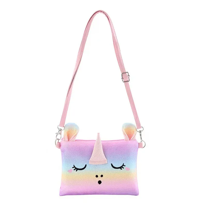 HOT SALE Own Design Unicorn Girls Bag - Cross Body Bag