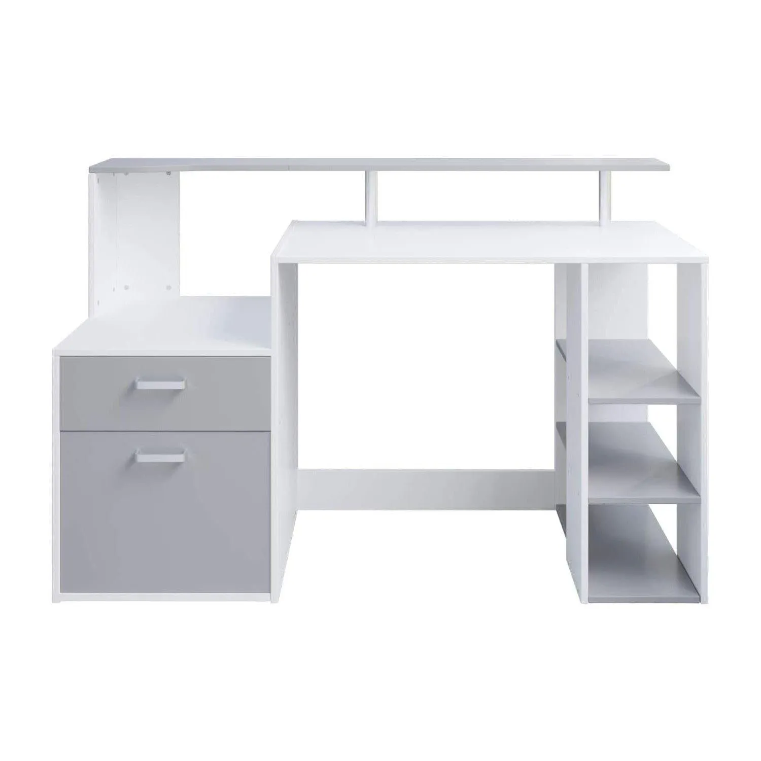 Joolihome Computer Desk with Shelves Storage