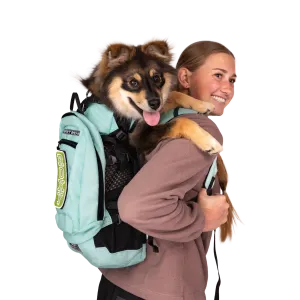 K9 Sports Sack | PLUS 2 Dog Backpack Carrier | 3 Sizes | Summer Mint