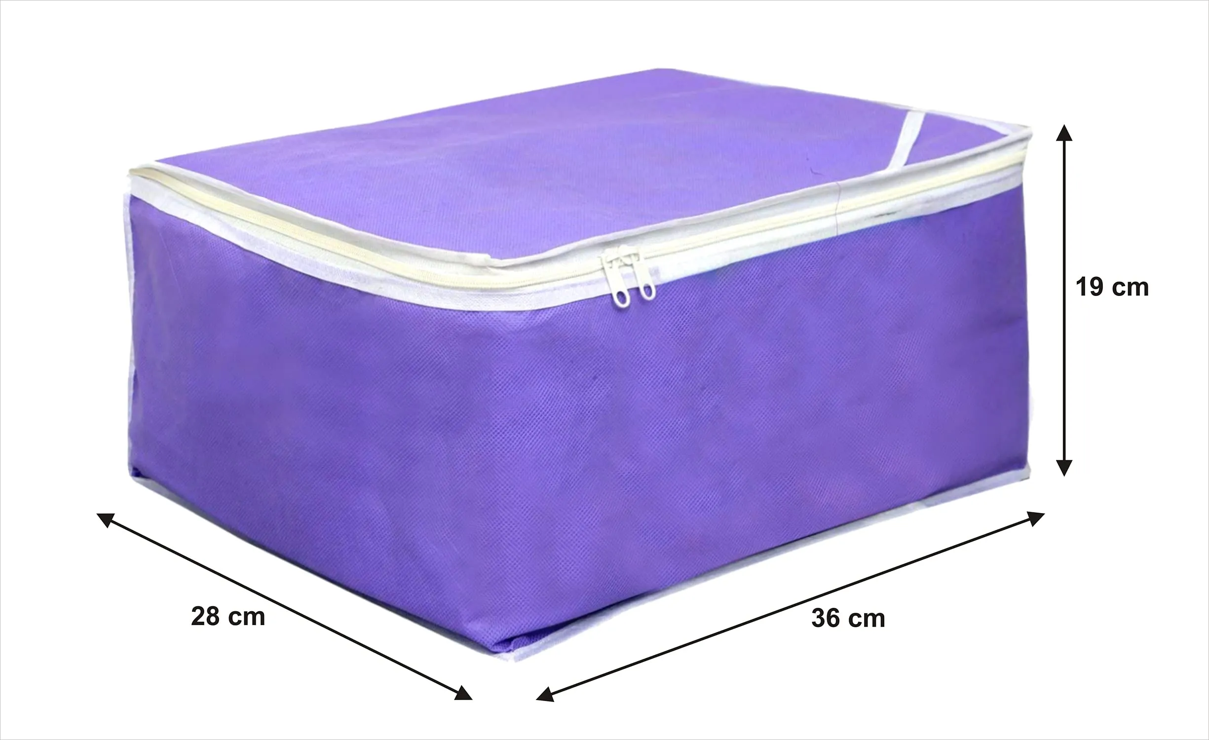 Kuber Industries Non Woven Petticoat Cover-Pack of 2 (Purple)-HS_38_KUBMART21678