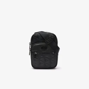 Lacoste Monogram Print Small Crossover Bag