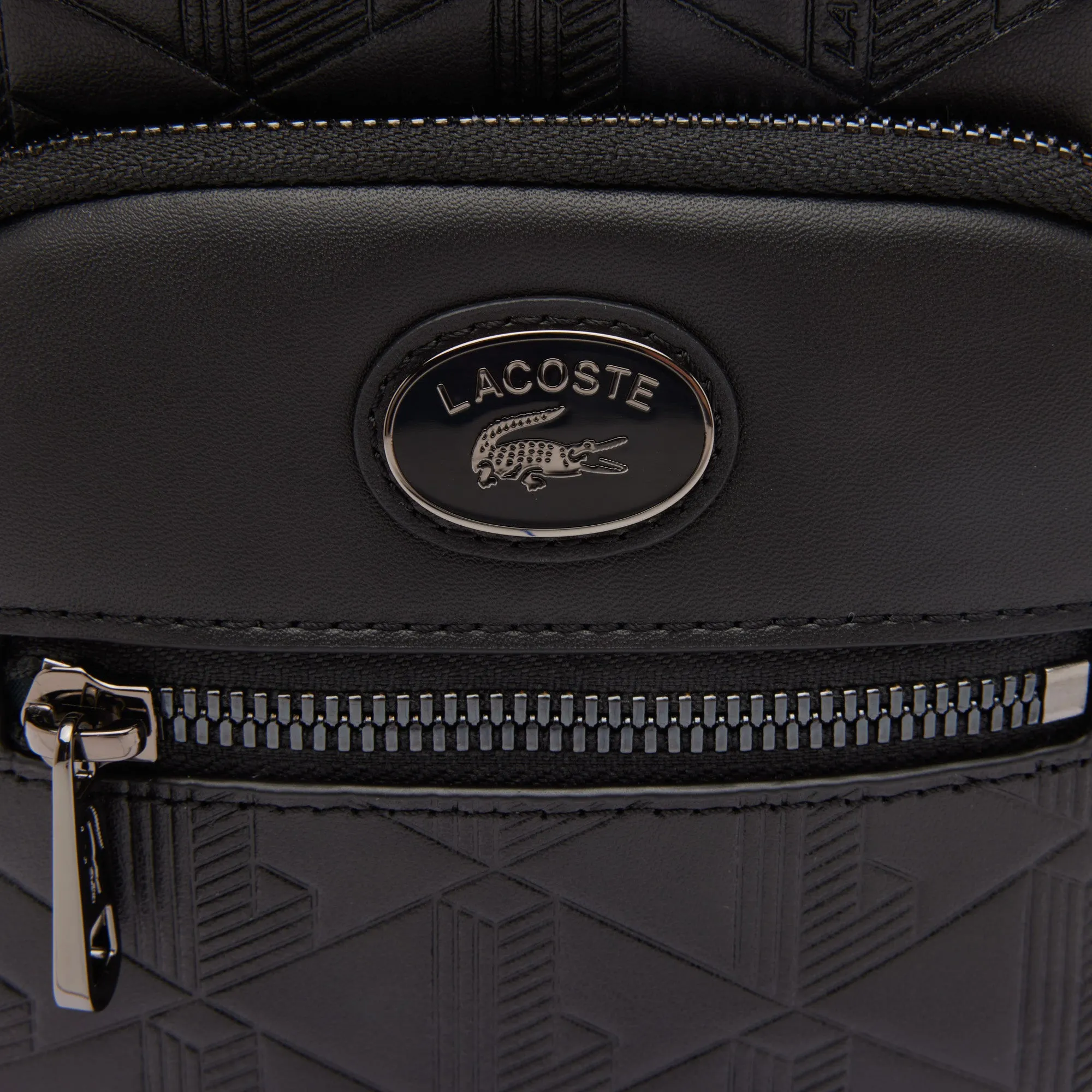 Lacoste Monogram Print Small Crossover Bag