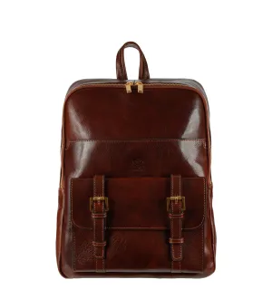 Large Leather Backpack for Men - The Divine Comedy