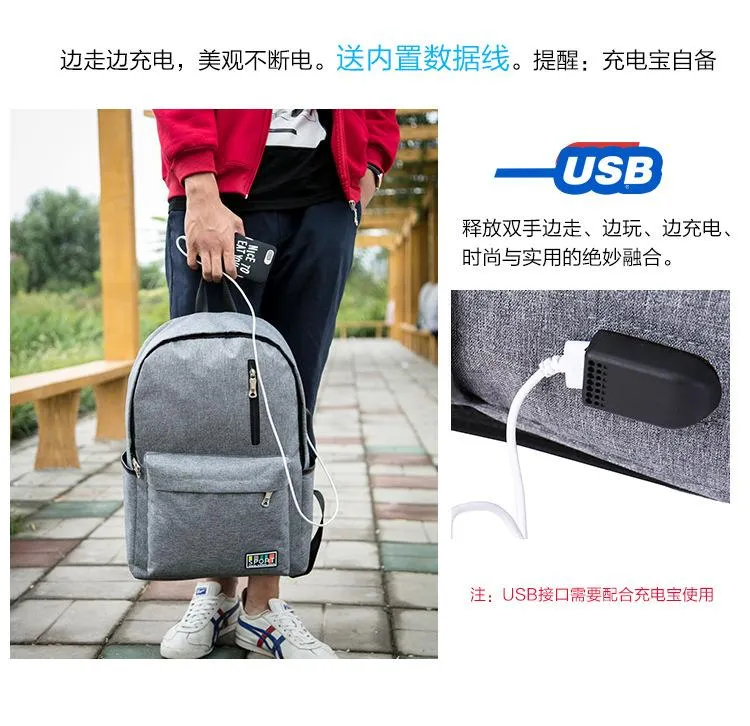 Large Sport Swagger Bag with Nylon Material Backpack