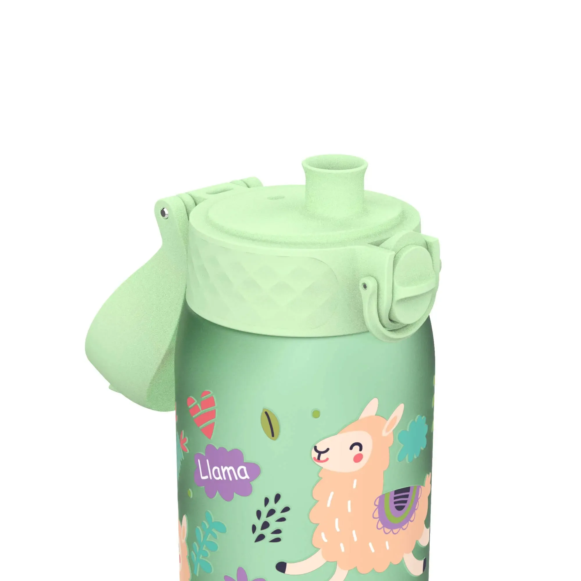 Leak Proof Kids Water Bottle, Recyclon, Llamas, 350ml (12oz)