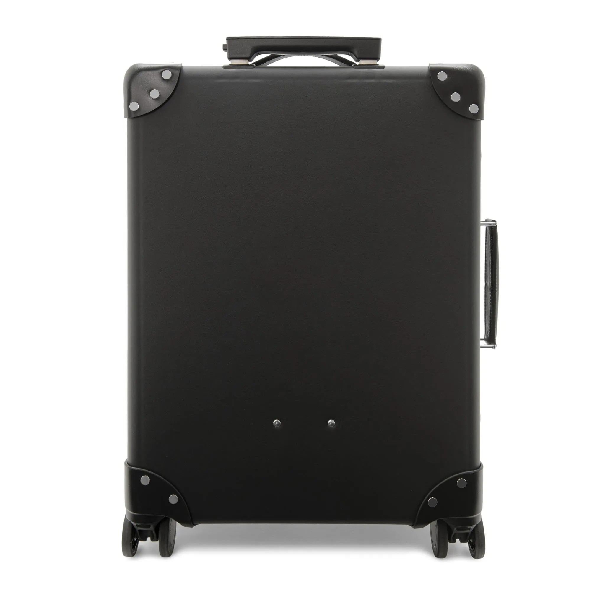 Leather Crafted · Carry-On - 4 Wheels | Black/Black/Chrome