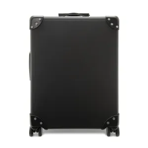 Leather Crafted · Carry-On - 4 Wheels | Black/Black/Chrome