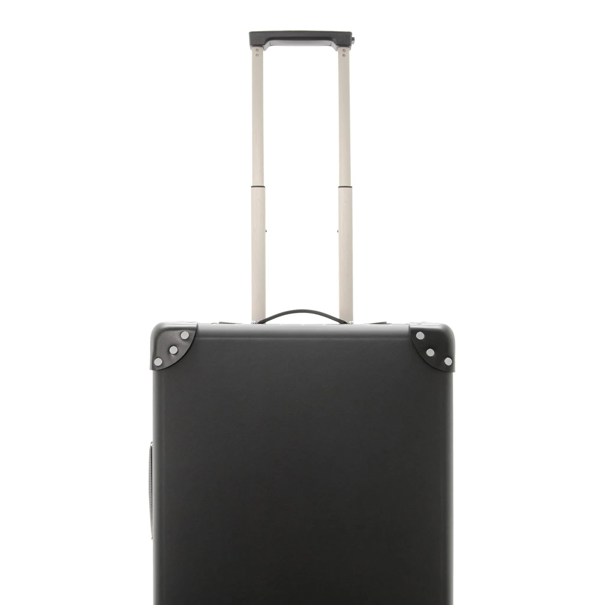 Leather Crafted · Carry-On - 4 Wheels | Black/Black/Chrome