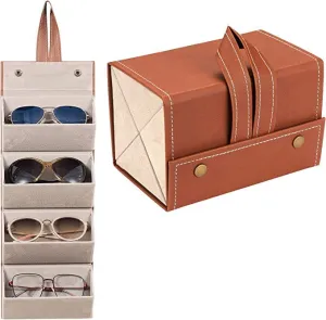 Leather Sunglasses Organizer