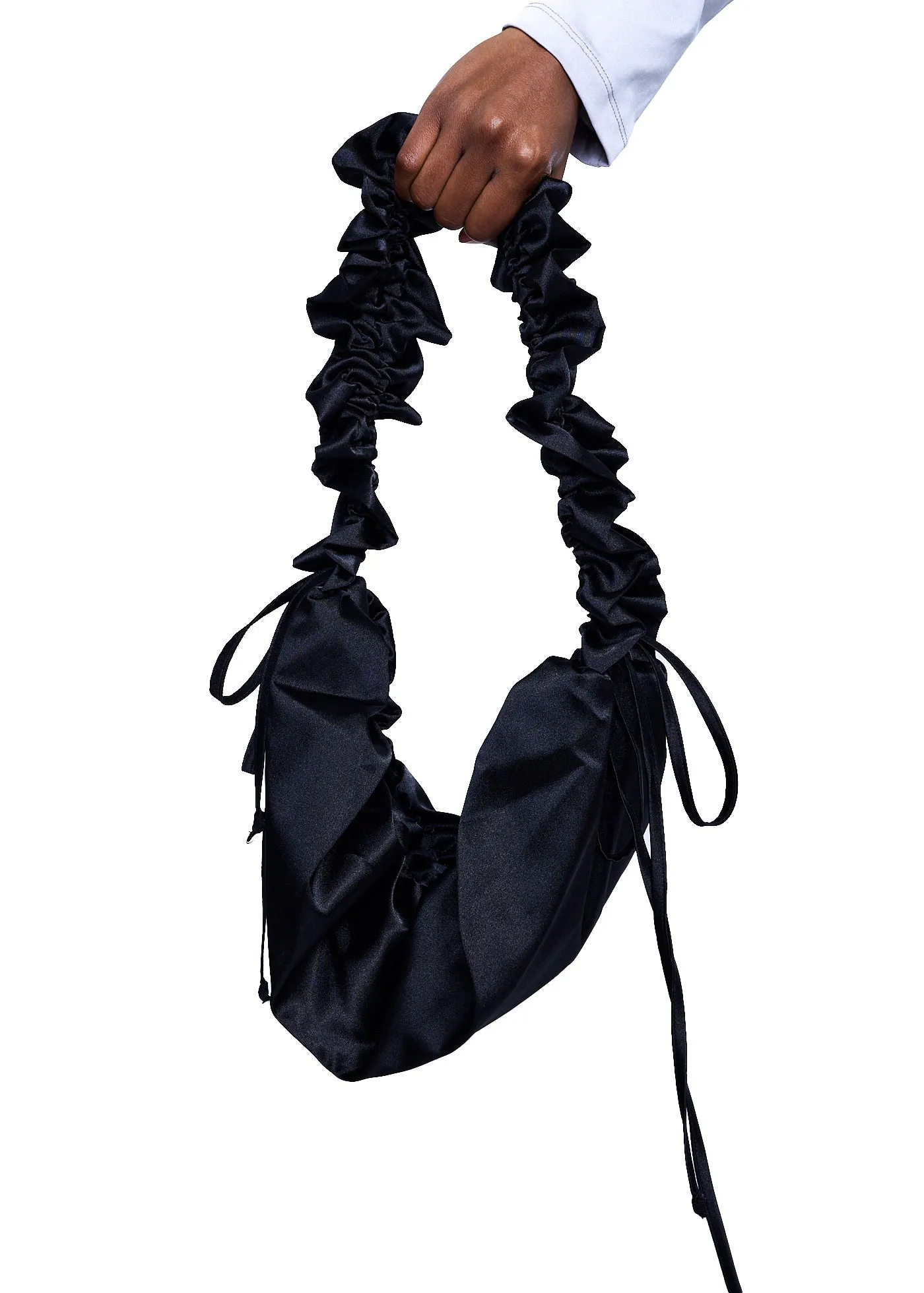 Loopi Scrunch Bag in Black