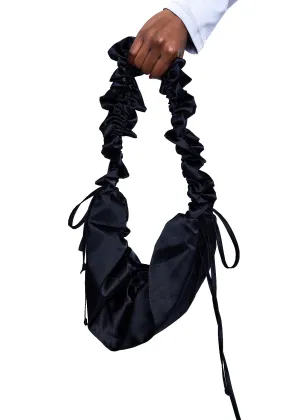 Loopi Scrunch Bag in Black