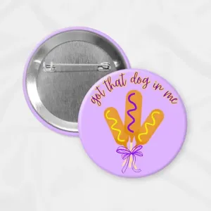 LSU Corndog Gameday Button