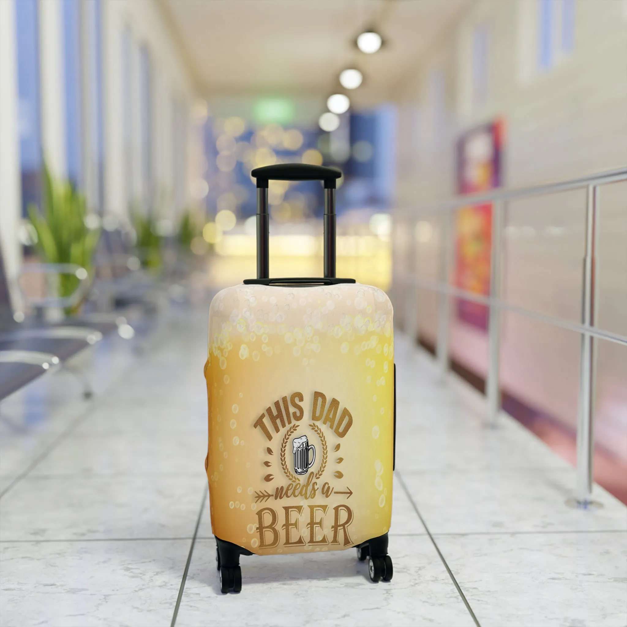 Luggage Cover, This dad needs a beer, awd-521