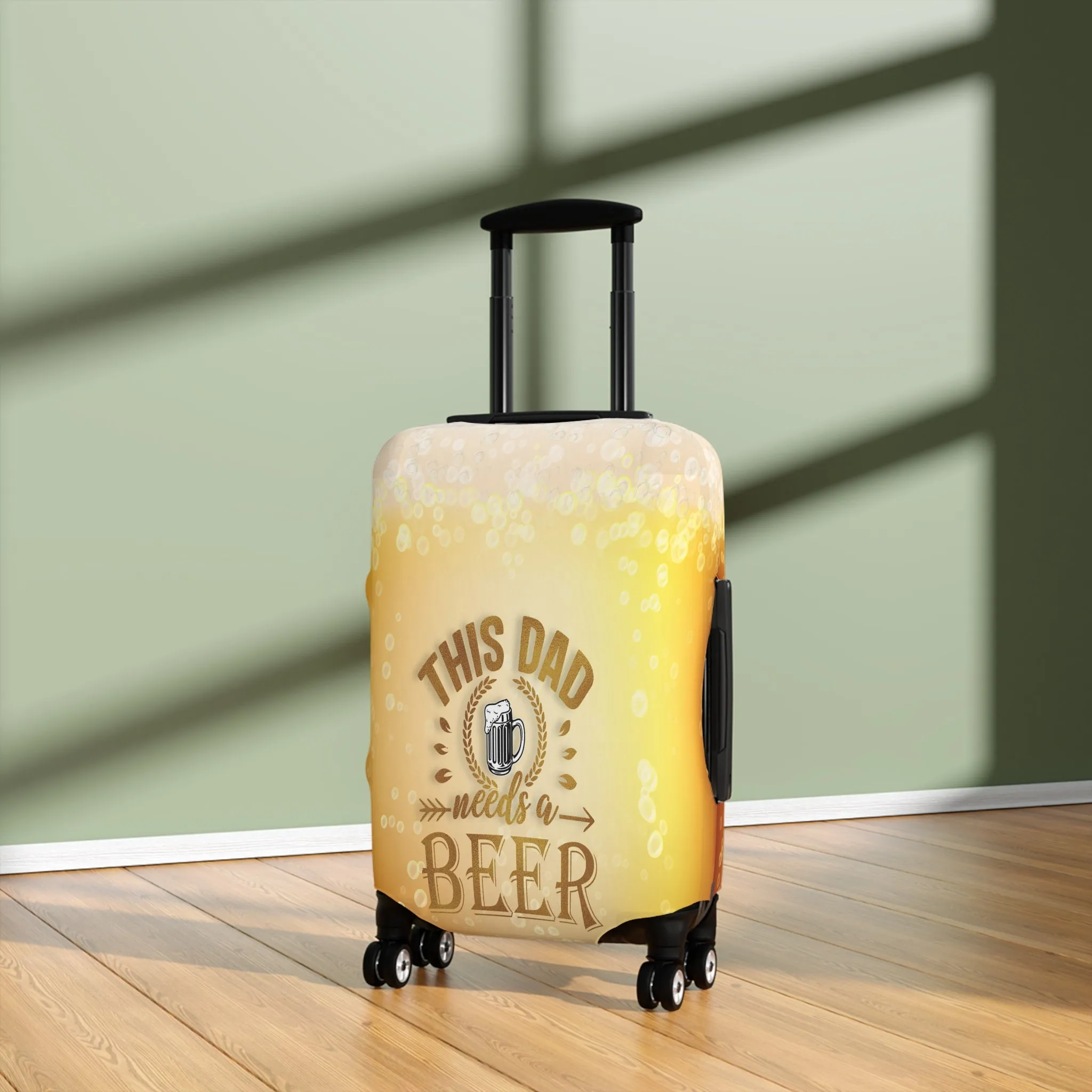 Luggage Cover, This dad needs a beer, awd-521